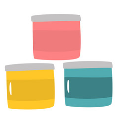 Paint Containers Flat