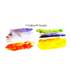 Rainbow Watercolor Stains Set