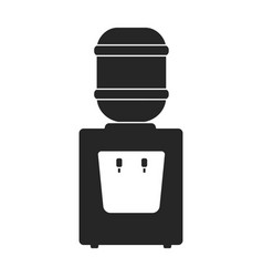 Water Cooler Black Icon