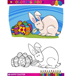 Coloring book with easter theme 2 Royalty Free Vector Image