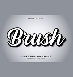 Editable Text Effect Brush Style