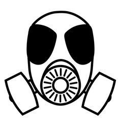 Gas Mask Icon Air Protection Safety Equipment