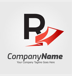 Letter R Logo Template Colorful R