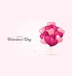 Valentines Day Background With Hearts