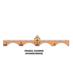 France Avignon Bridge Travel Landmark