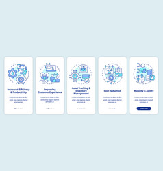 Iot Business Benefits Onboarding Mobile App Screen