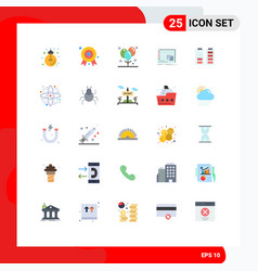 Modern Set 25 Flat Colors Pictograph Os Mac