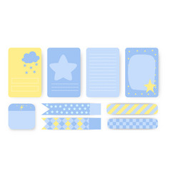 Planner Notebook Page Duct Tape Sticker Set