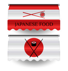 Japanese Food Awning For Shop Cafe Market