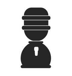 Water Cooler Black Icon