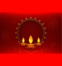 Happy Diwali Template With Text Or Image Space