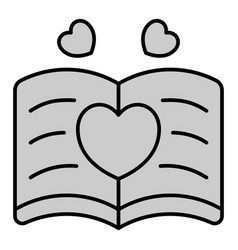 Open Book With Love Story 2