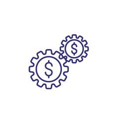 Fund Work Line Icon