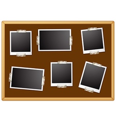 Blank photo frames Royalty Free Vector Image - VectorStock