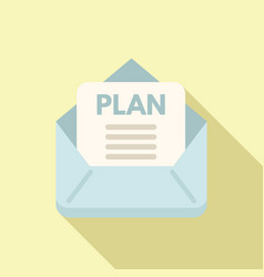 Plan Mail Finance Icon Flat Credit