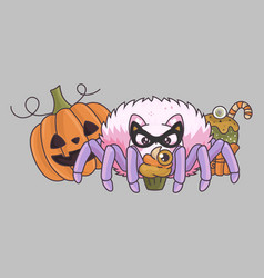 Cartoon Clipart Halloween Spider