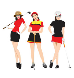 Fashion Female Golfer