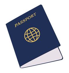 Isolated Colored Travel Passport Icon