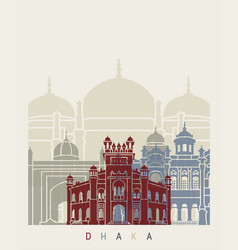 Dhaka Skyline Poster