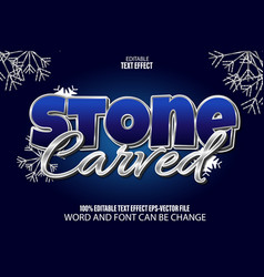 Stone Carved Editable Text Effect Modern Style