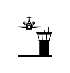 Atc Tower Icon Isolated On White Sign And Symbol