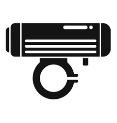 Bike Flashlight Icon Simple Shop