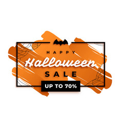 Happy Halloween Sale Concept Design