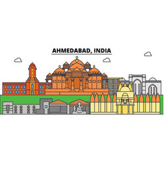 Ahmedabad India Asian City Skyline