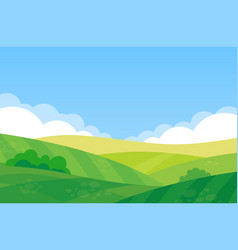 Rural landscape background Royalty Free Vector Image