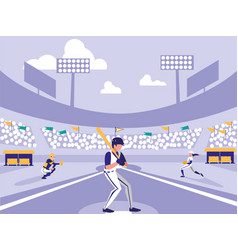 Baseball Sport Stadium Scene