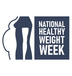 National Healthy Weight Week Background