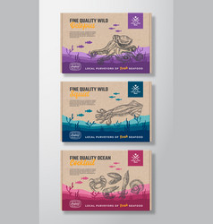 Premium Quality Food Box Mockups Seafood