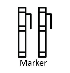 Marker Outline Icon Design Ed