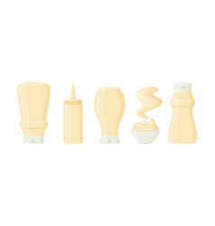 Mayonnaise Sauce Bottles Jar Bowl