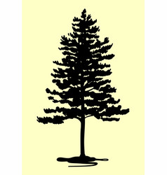 Pine Tree Icon Silhouette