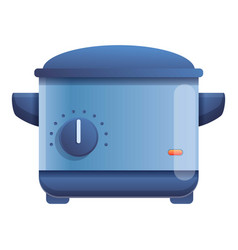 Gas Deep Fryer Icon Cartoon Style