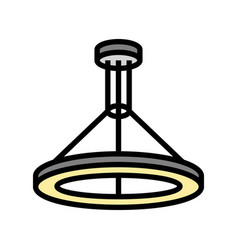 Overhead Lighting Living Room Color Icon