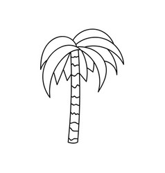 Hand Drawn Palm Tree Clipart