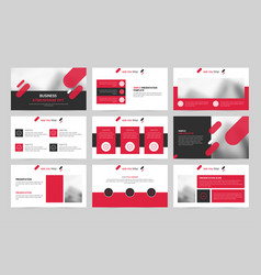 Red Geometric Creative Business Promotion Presenta