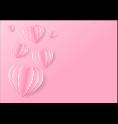 Happy Valentines Day Background With Hearts Gifts