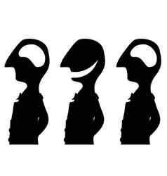 Joke Empty Head Silhouette