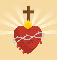 Sacred Jesus Heart Icon