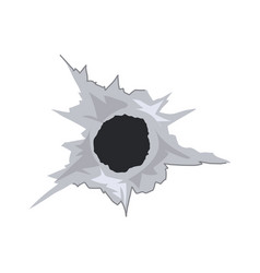 Crack Bullet Hole Cartoon