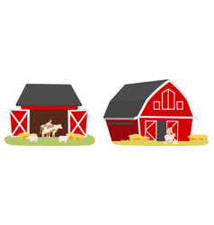 Livestock And Cattle Farming Flat