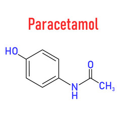 Paracetamol Or Acetaminophen Drug Molecule