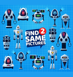 Find Two Same Robots Kids Maze Game