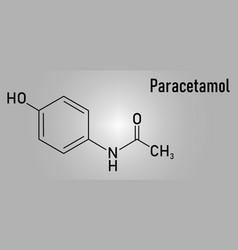 Paracetamol Or Acetaminophen Drug Molecule