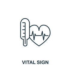 Vital Sign Icon From Health Check Collection