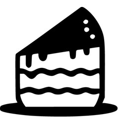 Cake - Minimalist And Flat Logo