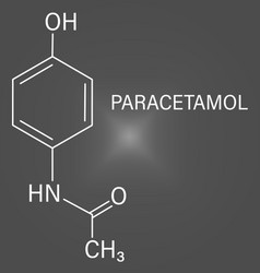 Paracetamol Or Acetaminophen Drug Molecule